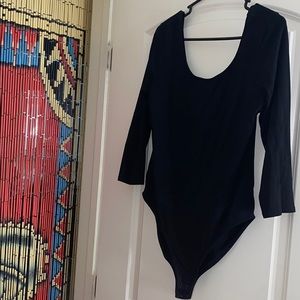 Express black body suit